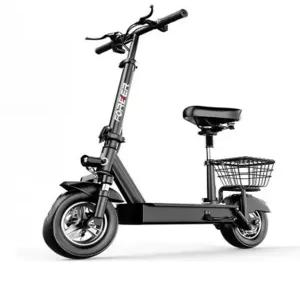 전동킥보드 앉아서타는 안장 펑크방지 타이어 고성능 3단접이식 LED전조등