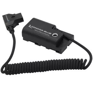 콘도르 블루 소니 L 시리즈용 D-Tap to NPF 코일 더미 배터리 케이블 16-36 소스를 기기에 연결 레이븐