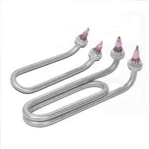 간이 이중 전기히터봉 3KW 온수히터 데우기 U자형 M6 온수기