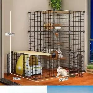 고양이케이지 대형 켄넬 울타리 실내 반려묘 철장
