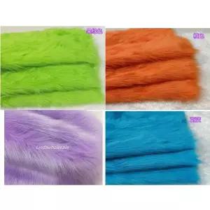 펠트지 Wholsale 모조 여우 플러시 모피 펠트 천 카운터 카펫 소재 직물 재봉
