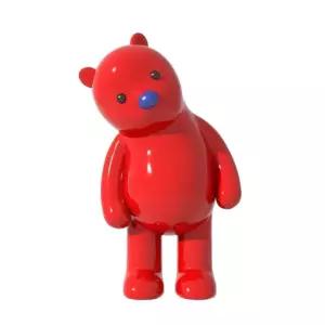 FRP 토끼조형물 곰돌이 펜션 포토존 인테리어 아파트 야외 정원 조각상