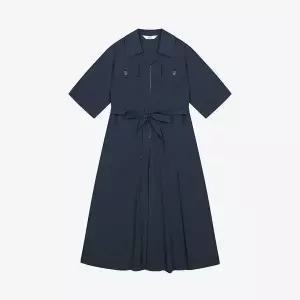 [하프클럽/베스띠벨리]베스띠벨리  25봄여름 카라 포켓  벨트 원피스BKO2543