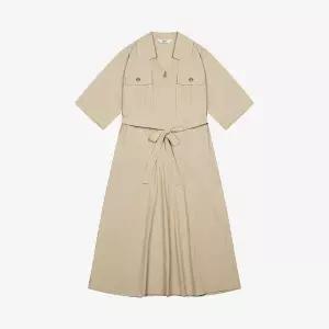 [하프클럽/베스띠벨리]베스띠벨리  25봄여름 카라 포켓  벨트 원피스BKO2543b