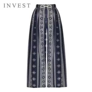 [인베스트] 에스닉 나염 스트링 롱 팬츠_IN6M1PT7181