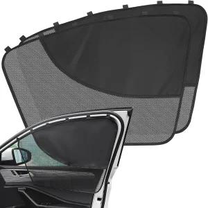 운전석 창문을 위한 자동차 햇빛 가리개 2개의 마그네틱 반은 암막 투명 커튼 자외선 차단 대부분의