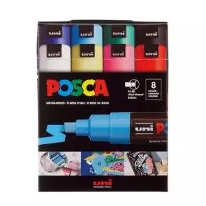 유니 포스카 세트 PC-8K 8색