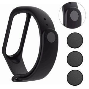 샤오미 밴드 스트랩용 금속 버클, 팔찌 액세서리, MiBand 7 교체 스파이크, 7, 6, 5, 4, 3 단추, 8 스마트 워치