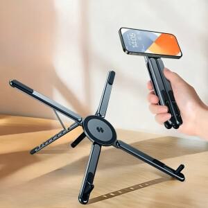 접이식 자석 휴대폰 거치대 셀카봉 삼각대 휴대용 호환 데스크탑 스탠드 태블릿 노트북용