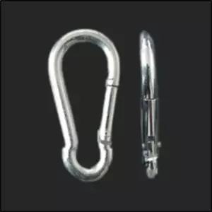 캠핑 등산 클라이밍 경량 카라 비너 비나 6mm 12개