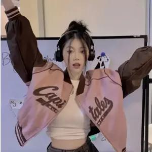 타노스여자 데일리룩 점퍼 집업 야구 항공 쇼트 코트 봄가을 캐주얼 상의 KUK3