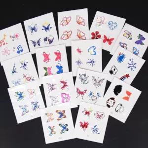 헤나스티커 타투스티커 판박이 미니 붙이는 나비A
