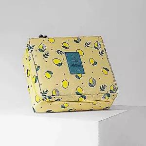 다용도 천 파우치 옐로우 다용도파우치 사각