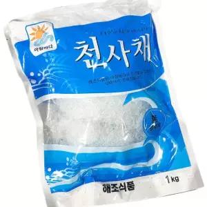 해조 천사채 실 1kg 10개 해초 샐러드 업소용