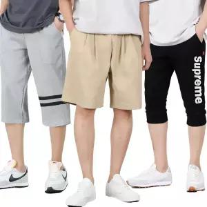 [벤티브]남성 쿨스판 텐셀 린넨 버뮤다 아이스 시어서커 코튼 팬츠 벌룬 와이드 5부7부 반바지4XL 빅사이즈 카고바지