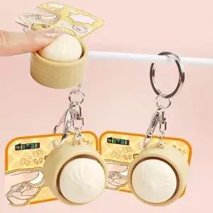 딘섬 만두 키캡키링 딸깍이 손장난감 키보드 클리커 악세사리 피젯토이 키