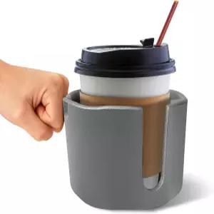 탈착식 미끄럼 방지 디자인의 헤비레인 흡입 컵 홀더 책상 침대 옆 RV 및 보트용 팁 음료 유출을