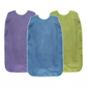 수건형 키밍 노인용 간병 턱받이 찍찍이 앞치마 위생