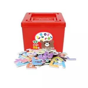 아리아띠 교육 장난감 한글 84P 자석글자 놀이 완구