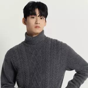 {백화점 정품} 빈폴 멘 아란 터틀넥 니트 - 애쉬 (BC5Y51C574)