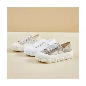 여성 흰색 여름에 좋은 키높이 운동화 워킹화 스니커즈 착용하기 러블리 패션 신발 메쉬 다올2