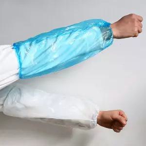 밴딩 비닐 토시 작업용 팔토시 일회용 방수 50P 조리용 미용 요리용 TXf8+4yUb