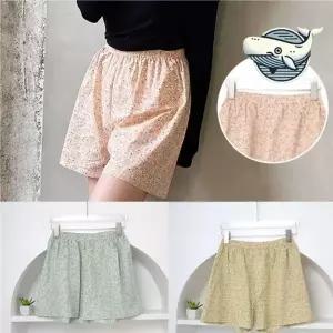 여름 캐주얼 루즈핏 바지 홈웨어 팬츠 반바지 팬츠 여성 여름바지