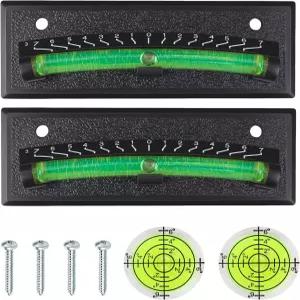 4pcs 캠핑카 버블 레벨 - 시스템 RV 트레일러 카라반의 및 원형 높은 가시성