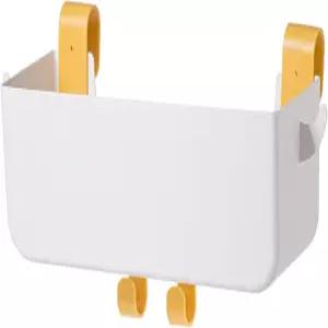 WYZHDQ 침대 옆 정리함 보관 캐디 이층 액세서리 핸드레일 멀티 포켓으로 매달림 기숙사 선반용