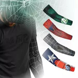 DRY COOL 1세트 스파이더 2PCS 팔토시 다크그린