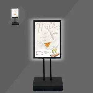 LED 입간판 포스터스탠드 광고판 메뉴판 물통형 A2