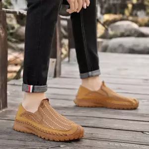 올요아 남자 키작남 워킹화 봄여름 메쉬 펀칭 네트 아웃도어 캐주얼 운동화 꾹1