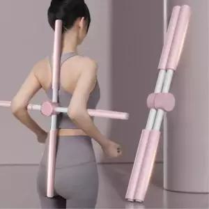 십자봉 라운드숄더 허리 목스트레칭기구 굽은등