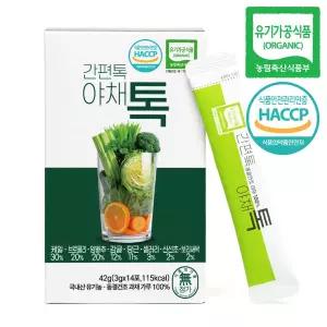 야채톡 유기농 동결건조 야채 가루 분말 생식 스틱 (3gx14포)