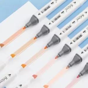 마카펜 살색 피부톤 사인펜 특수 테이프 스킨 미술 세트 신한 브러쉬 펜홀더 미술용