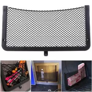 프레임 자동차 메쉬 정리함 탄성 네트 캐러밴 버스 차량 좌석 등받이 보관 가방 캠핑카 SUV RV용 포켓