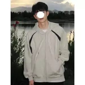 원더우면 남친 회색 카디건 후드 춘추 집업 OPH3