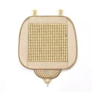 7day 원목구슬 자동차 방석(골드) 차량용 통풍 시트용시트 여름 카시트 메쉬 메쉬등받이 좌석 세트 망사 매