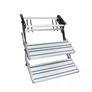 캠핑카 발판 접이식 계단 출입문 트레일러 폴딩 단일 카라반