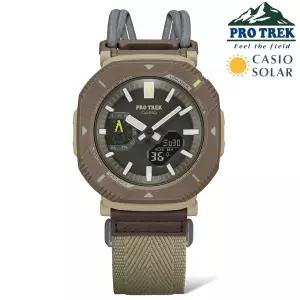 카시오 프로트렉 100M 방수 블루투스 태양광 충전 손목시계 PRJ-B001B-5DR