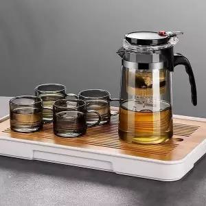 차도구 보이차 찻잔 4인 다기세트 WFLOVAS