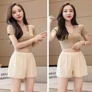 [하프클럽/]여자 페미닌룩 레이스 시원한 비침방지 여자속바지