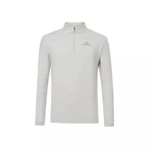 매장정품 아이더 EIDER PERFORMANCE 남성 솔리드 긴팔짚업 티셔츠_CREAM BEIGE DMP25201W9 690000