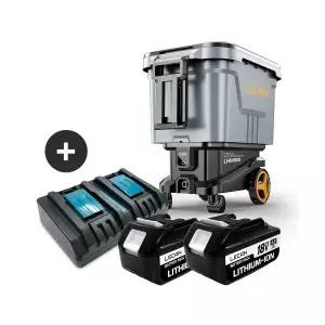 레칸 무선 고압세척기 풀세트 LHW80B 충전식 휴대용 세차기 물통형 간편세차