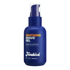 남성용 프리버드 쉐이브 젤 - 60mL 초매끄럽고 민감한 피부 포뮬러로 정밀 면도 거품 방지 알로에 베라로