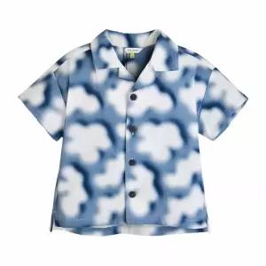 컬라수 HC04 잉크그라데이션반팔셔츠 아동 키즈 초등 남아 여아 아이 여름 가디건 점