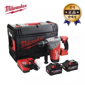 밀워키 로타리햄머드릴 M18 FHP-802X 18V 8.0Ah 신형배터리 2개 함마드릴 SDS-PLUS