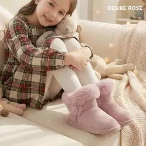 디자이어로즈 / 아동 겨울 스웨이드 털부츠 3color 숏부츠