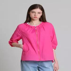 [꼼빠니아][꼼빠니아(compagna)] 여름 라운드 7부 집업 자켓 점퍼 (택가격 259000원)