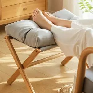 풋스툴 쇼파 쿠션 서포트 홈용 스탠드 휴대용 발걸이 데스크 폴딩 안마